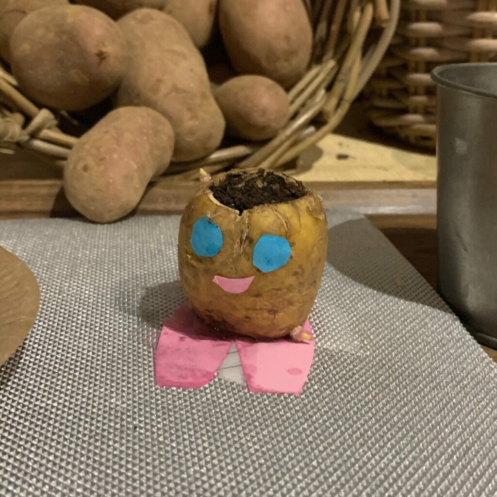 Aardappelmannetjes maken